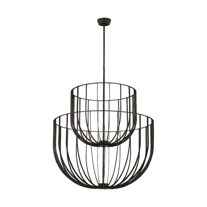 Visual Comfort Modern - SLCH33027AI - LED Chandelier - Sanchi - Aged Iron