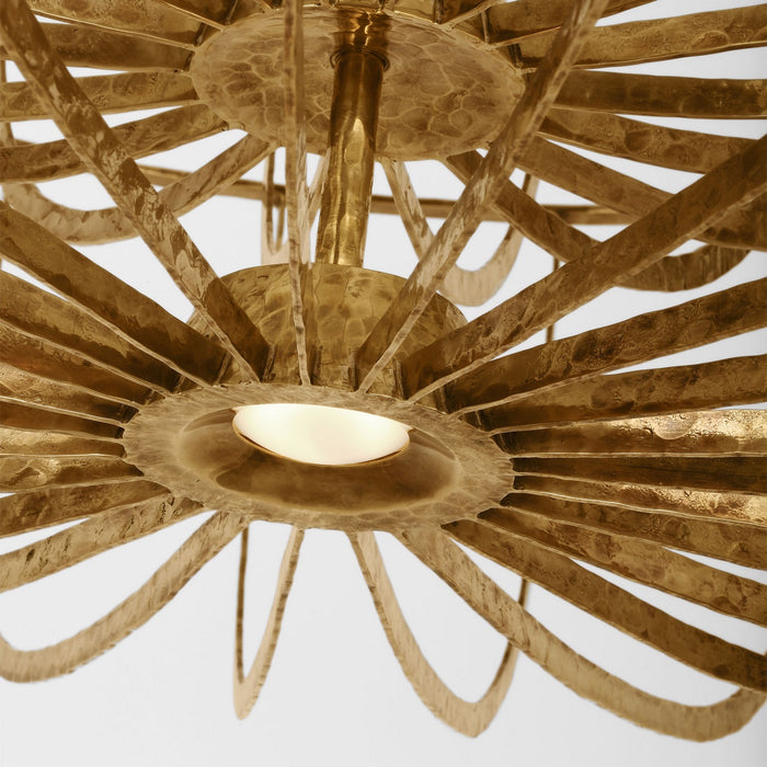 Visual Comfort Modern - SLCH33127PAB - LED Chandelier - Sanchi - Polished Antique Brass