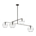 Visual Comfort Modern - SLCH355CBF-L - LED Chandelier - Lowing - Blackened Forged