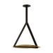 Visual Comfort Modern - PBPD35027BZ/NB - LED Pendant - Cymbal - Dark Bronze/Natural Brass