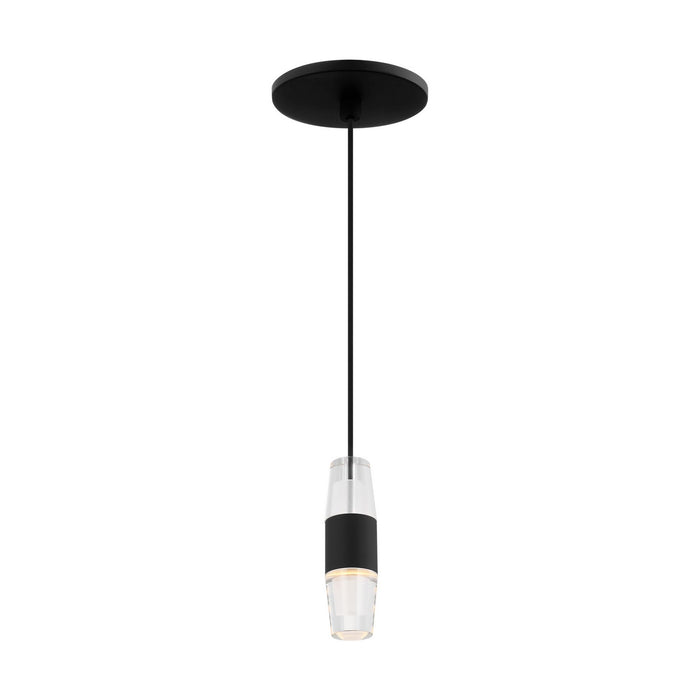 Visual Comfort Modern - SLPD38127B - LED Pendant - Lassell - Nightshade Black