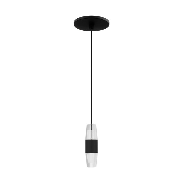 Visual Comfort Modern - SLPD38127B - LED Pendant - Lassell - Nightshade Black