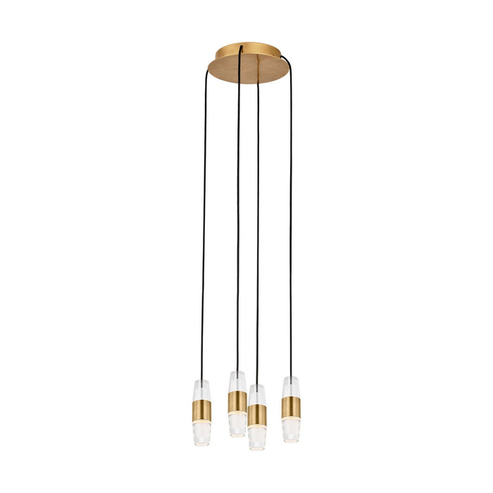 Visual Comfort Modern - SLCH38327NB - LED Chandelier - Lassell - Natural Brass