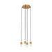 Visual Comfort Modern - SLCH38327NB - LED Chandelier - Lassell - Natural Brass