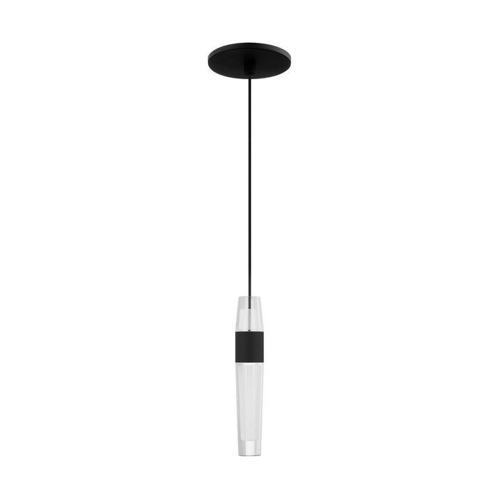 Visual Comfort Modern - SLPD39727B - LED Pendant - Lassell - Nightshade Black