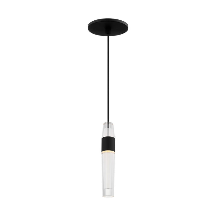 Visual Comfort Modern - SLPD39727B - LED Pendant - Lassell - Nightshade Black