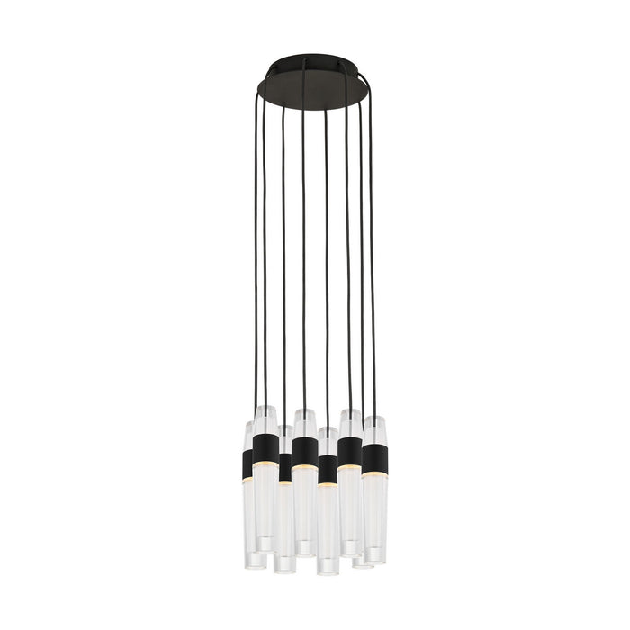 Visual Comfort Modern - SLCH40127B - LED Chandelier - Lassell - Nightshade Black