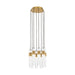 Visual Comfort Modern - SLCH40127NB - LED Chandelier - Lassell - Natural Brass