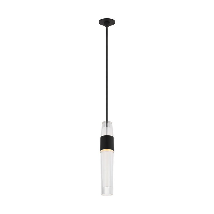 Visual Comfort Modern - SLPD39827B - LED Pendant - Lassell - Nightshade Black