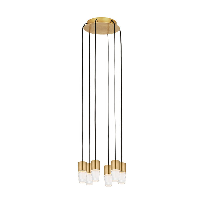 Visual Comfort Modern - SLCH39127NB - LED Chandelier - Lassell - Natural Brass