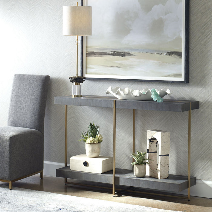 Uttermost - 22972 - Console Table - Taja - Brushed Brass