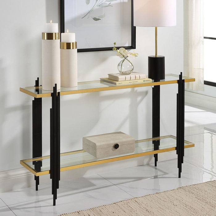 Uttermost - 22992 - Console Table - Empire - Gold Leaf