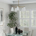 Capital Lighting - AA1040RE - Five Light Chandelier - Charlie - Matte Brass and White