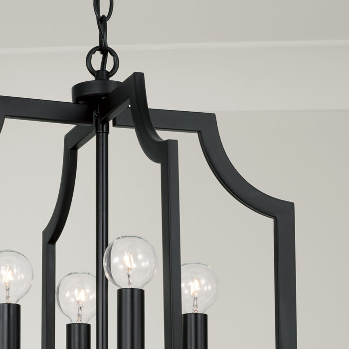 Capital Lighting - AA1037MB - Four Light Foyer Pendant - Courtney - Matte Black