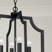 Capital Lighting - AA1037MB - Four Light Foyer Pendant - Courtney - Matte Black