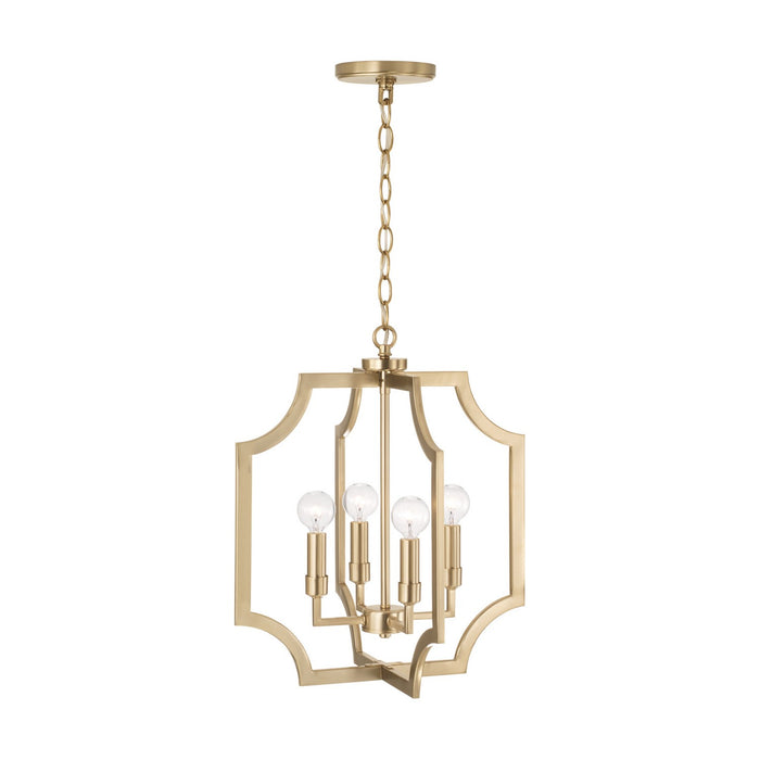 Capital Lighting - AA1037MA - Four Light Foyer Pendant - Courtney - Matte Brass