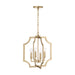 Capital Lighting - AA1037MA - Four Light Foyer Pendant - Courtney - Matte Brass