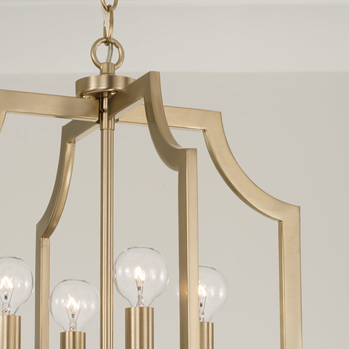 Capital Lighting - AA1037MA - Four Light Foyer Pendant - Courtney - Matte Brass