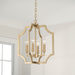 Capital Lighting - AA1037MA - Four Light Foyer Pendant - Courtney - Matte Brass