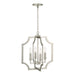 Capital Lighting - AA1037BN - Four Light Foyer Pendant - Courtney - Brushed Nickel