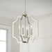 Capital Lighting - AA1037BN - Four Light Foyer Pendant - Courtney - Brushed Nickel