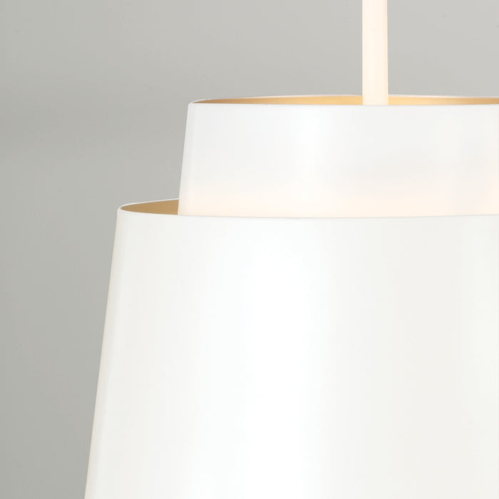 Capital Lighting - AA1034WE - One Light Pendant - Pratt - Matte White
