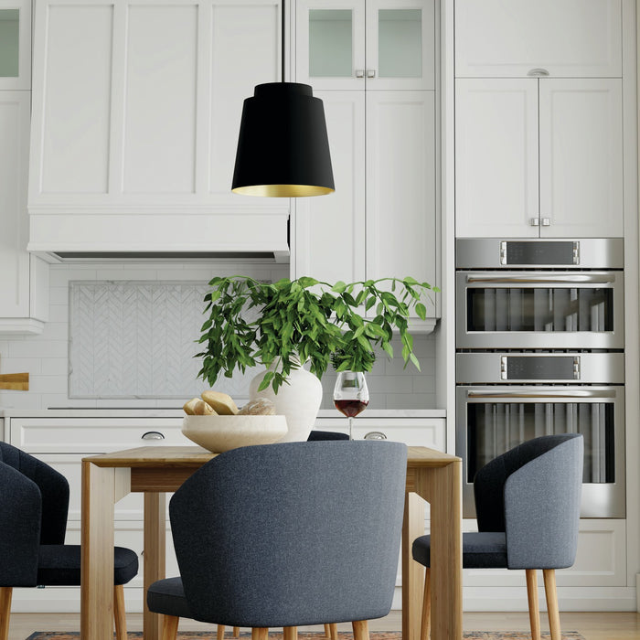 Capital Lighting - AA1034MB - One Light Pendant - Pratt - Matte Black