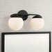 Capital Lighting - AA1032MB - Two Light Vanity - Oliver - Matte Black