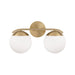 Capital Lighting - AA1032MA - Two Light Vanity - Oliver - Matte Brass