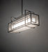 Meyda Tiffany - 266567 - Six Light Pendant - Nelson - Steel