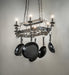 Meyda Tiffany - 267145 - Six Light Pot Rack - Neo - Pewter