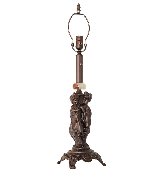 Meyda Tiffany - 270011 - One Light Table Lamp - Anabelle - Mahogany Bronze