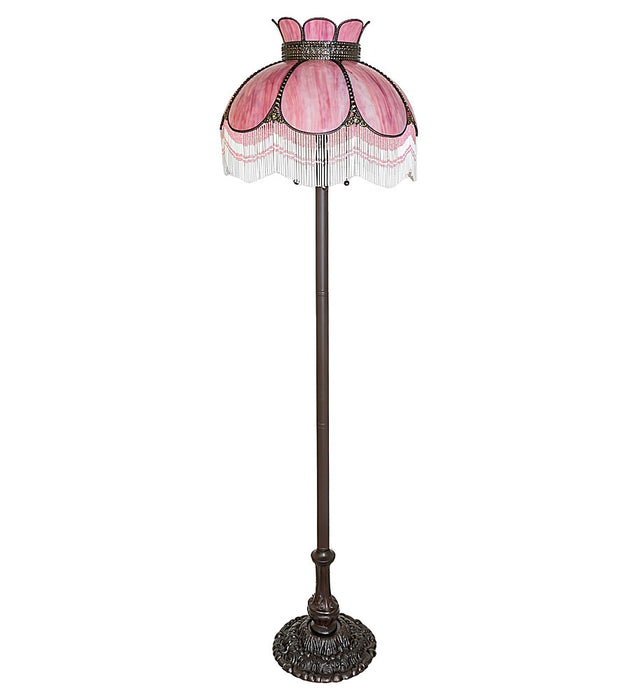 Meyda Tiffany - 270027 - Three Light Floor Lamp - Annabelle - Craftsman Brown,Mahogany Bronze