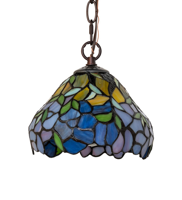 Meyda Tiffany - 270649 - One Light Mini Pendant - Duffner & Kimberly Laburnum - Mahogany Bronze