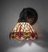Meyda Tiffany - 270814 - One Light Wall Sconce - Tiffany Hanginghead Dragonfly - Mahogany Bronze