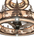 Meyda Tiffany - 266427 - 16 Light Chandel-Air - Tall Pines - Copper Vein