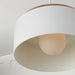 Capital Lighting - 350912LT - One Light Pendant - Liam - Light Wood and White
