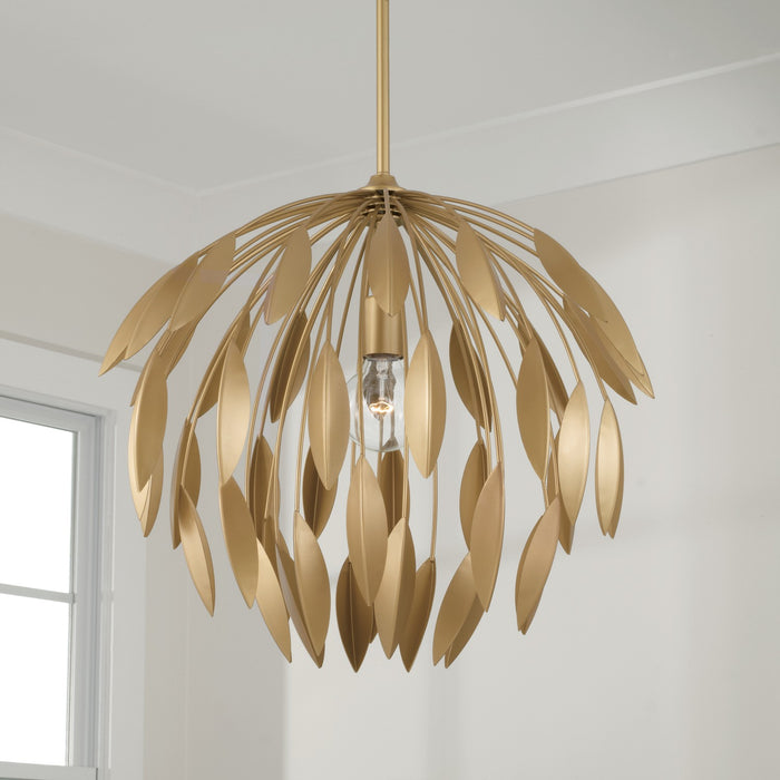Capital Lighting - 351812GF - One Light Pendant - Margeaux - Buffed Gold
