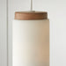 Capital Lighting - 350911LT - One Light Pendant - Liam - Light Wood and White