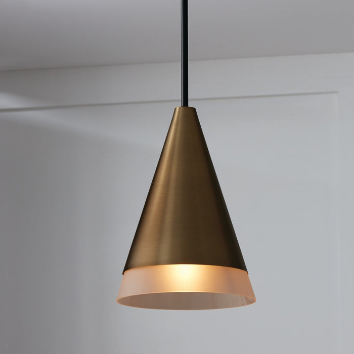 Capital Lighting - 351911AB - One Light Pendant - Avant - Aged Brass and Black