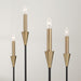 Capital Lighting - 451991AB - Nine Light Chandelier - Avant - Aged Brass and Black