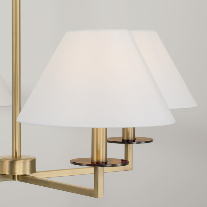 Capital Lighting - 452241AD - Four Light Chandelier - Gilda - Aged Brass