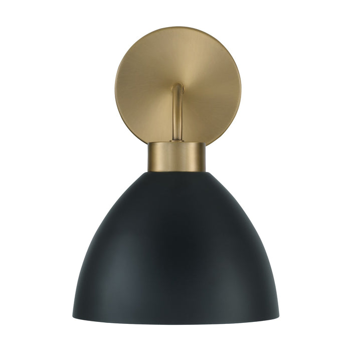 Capital Lighting - 652011AB - One Light Wall Sconce - Ross - Aged Brass and Black