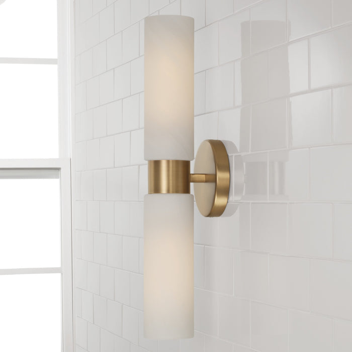 Capital Lighting - 651721AD - Two Light Wall Sconce - Alyssa - Aged Brass