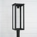 Capital Lighting - 934643BK-GL - One Light Outdoor Post-Lantern - Hunt - Black