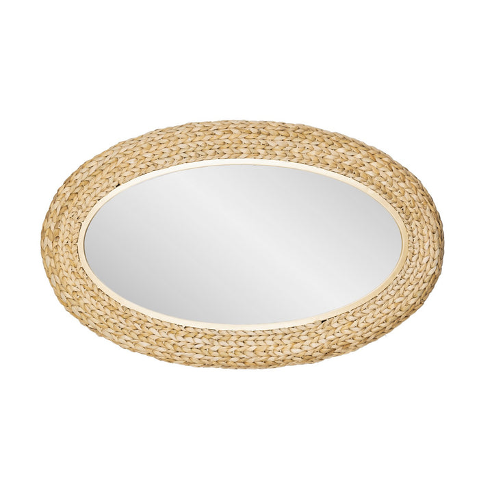 Varaluz - 457MI24FGN - Mirror - Athena - French Gold/Natural Seagrass