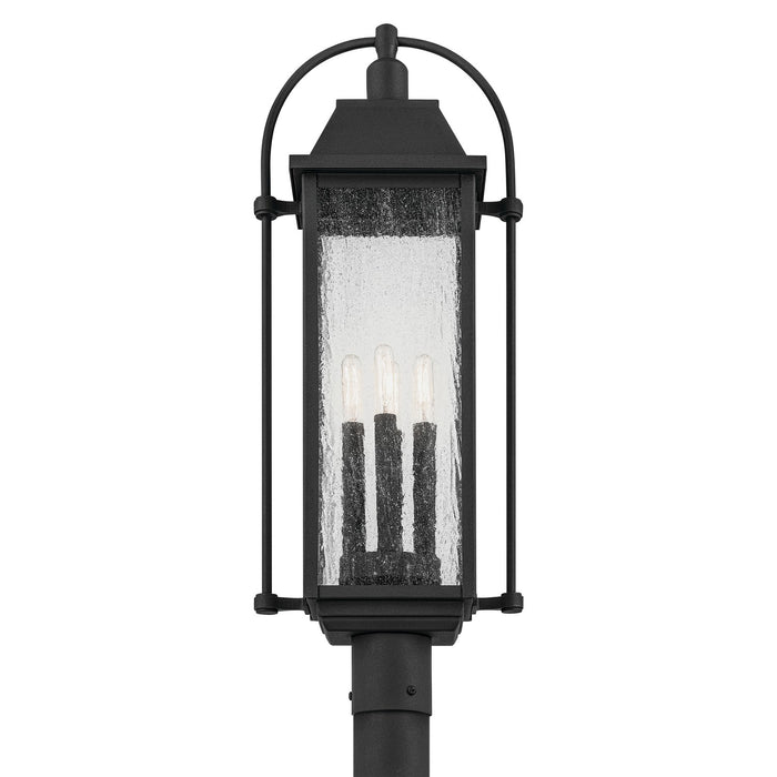 Kichler - 49717BKT - Four Light Outdoor Post Mount - Harbor Row - Textured Black