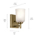 Kichler - 45572NBR - One Light Wall Sconce - Shailene - Natural Brass