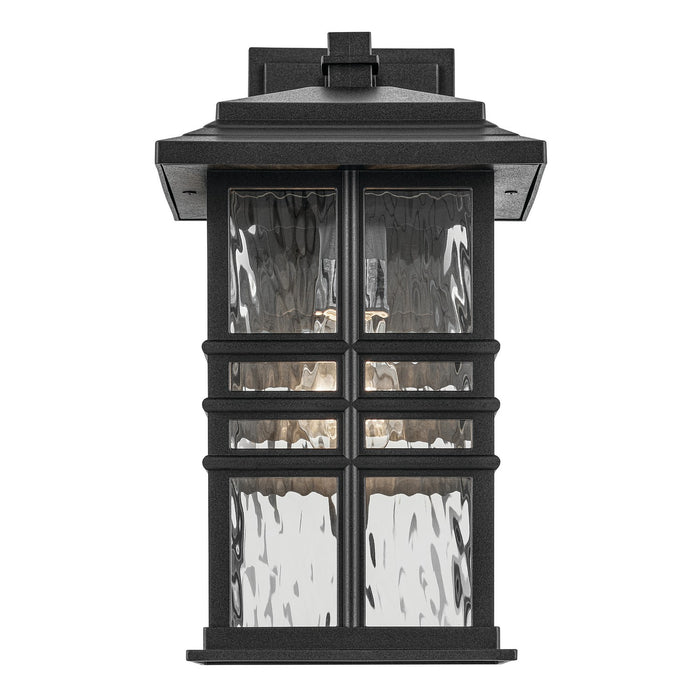 Kichler - 49830BKT - One Light Outdoor Wall Mount - Beacon Square - Textured Black