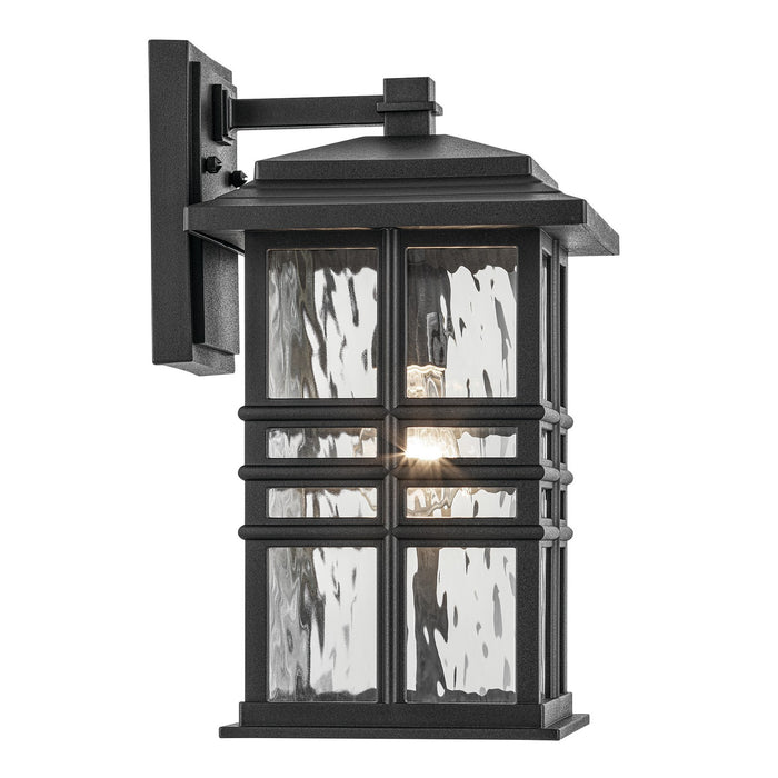 Kichler - 49830BKT - One Light Outdoor Wall Mount - Beacon Square - Textured Black
